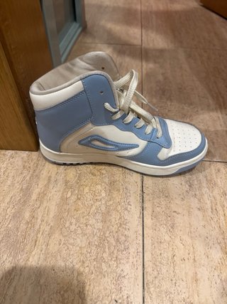Zapatillas Fila Mujer Azul y Blanco