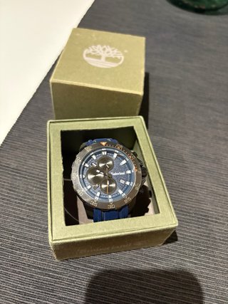 Reloj Timberland Cronógrafo Azul y Plateado