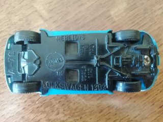 Mebetoys  Maggiolino Blu modellino anni '80.