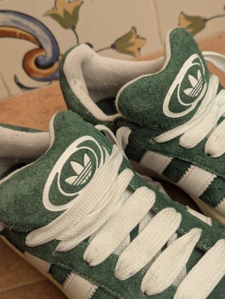Adidas Campus Verde Gamuza Talla 43.5