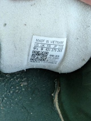 Adidas Campus Verde Gamuza Talla 43.5