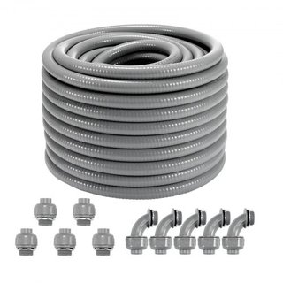 Conducto Eléctrico Flexible de PVC a Prueba de Líquidos de 19,1 mm (3/4 pulgada) 30,5 m No Metálico