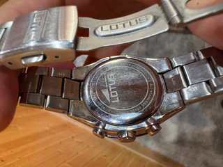 Reloj Lotus Azul y Plateado