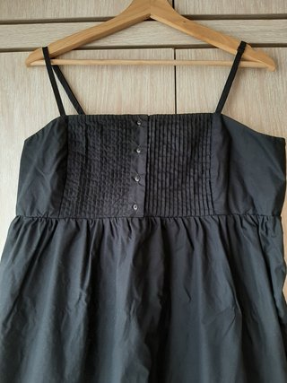 Vestido largo negro de tirantes Levi's