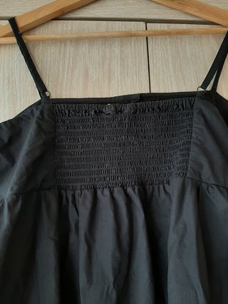 Vestido largo negro de tirantes Levi's