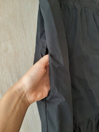 Vestido largo negro de tirantes Levi's