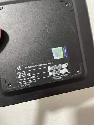 HP ProDesk 600 G4 Mini PC