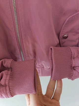 Giacca bomber rosa
