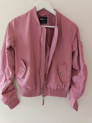 Giacca bomber rosa