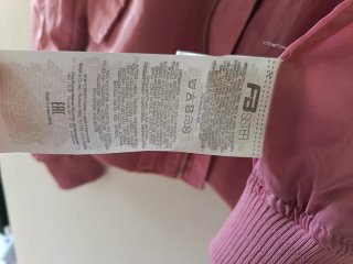 Giacca bomber rosa