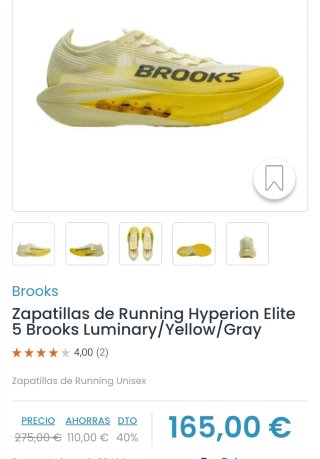 Brooks Hyperion Elite 5 Zapatillas Running