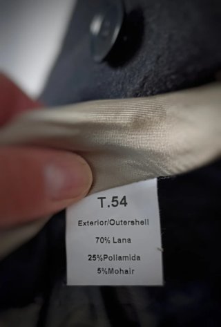 Abrigo Caballero El Corte Inglés - Lana/Alpaca T54