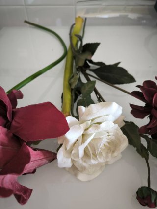 Flores artificiais grandes decorativas