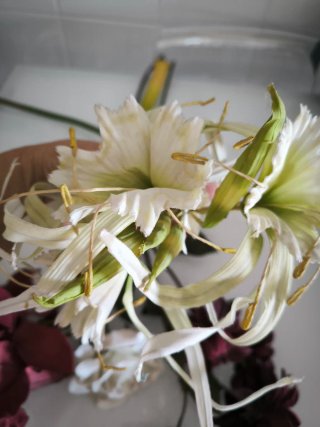 Flores artificiais grandes decorativas