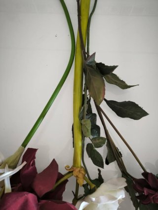 Flores artificiais grandes decorativas