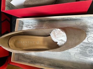 Zapatos de tacón beige/marrón