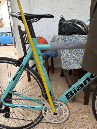 Bicicleta Bianchi D2 Crono Celeste