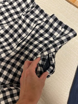 Bermuda Zara cuadros vichy Talla S