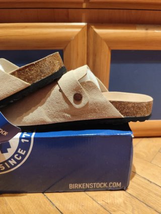 Birkenstock Boston Beige Talla 39 Nuevas