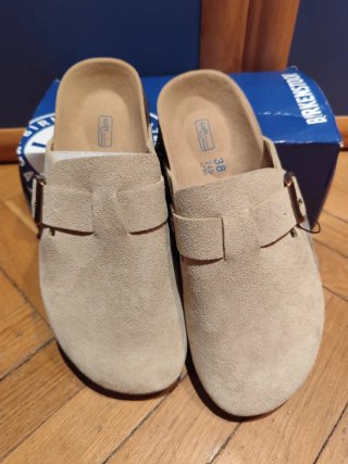 Birkenstock Boston Beige Talla 39 Nuevas