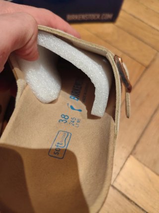 Birkenstock Boston Beige Talla 39 Nuevas