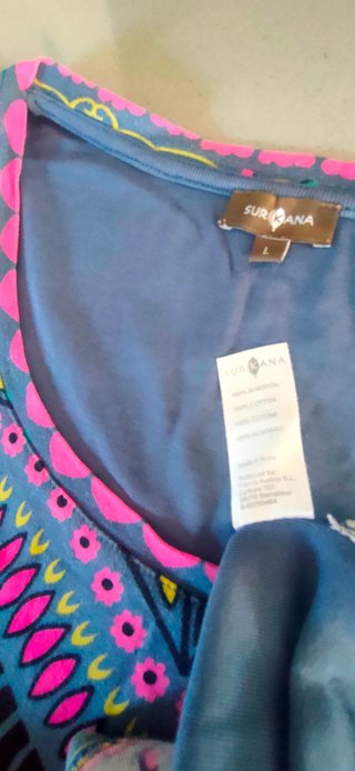 Camiseta Surkana Estampada Multicolor