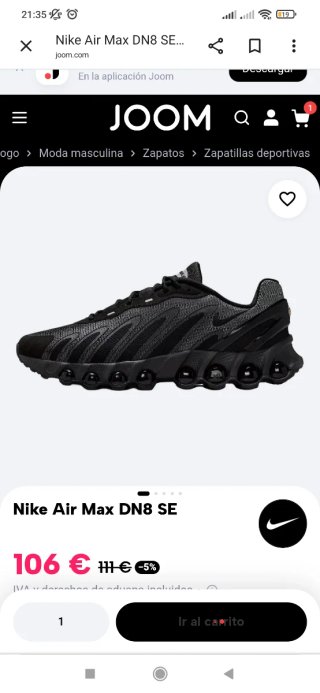 Nike Air Max DN8 SE Zapatillas Negras