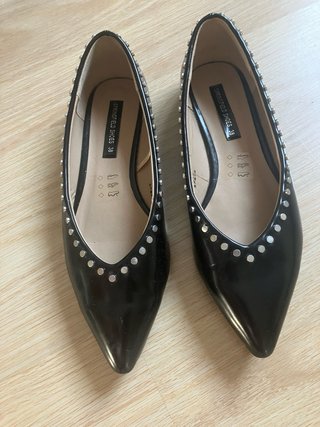 Zapatos planos negros Springfield talla 38