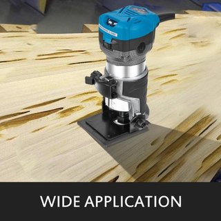 800W Máxima Torque Velocidad Variable 30,000RPM Router Compacto con Coletajes 6.4 mm y 9.5 mm 1 x Base de Inmersión y 1 x Base Inclinada 220V