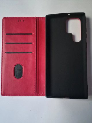 Funda libro Samsung S22 Ultra Roja
