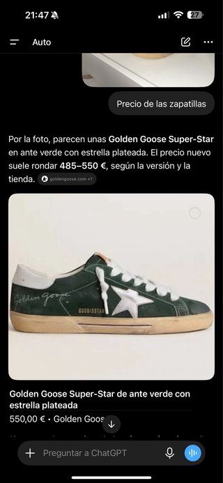 Golden Goose Super-Star Verde y Blanco