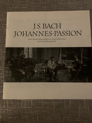3 Vinili Bach Johannes-Passion