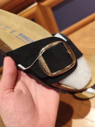 Birkenstock Madrid Negras Talla 39 Nuevas