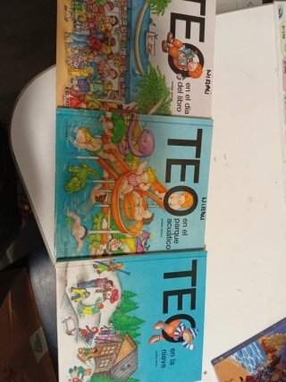 3 libros de TEO
