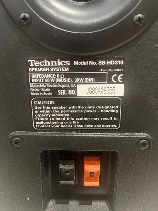 Altavoces Vintage Technics