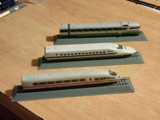 Lotto 3 treni scala N: ICE, Shinkansen, ETR 500