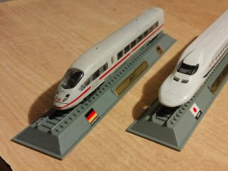 Lotto 3 treni scala N: ICE, Shinkansen, ETR 500