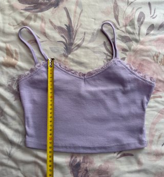 Crop top de tirantes de mujer