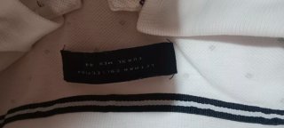 Polo blanco hombre