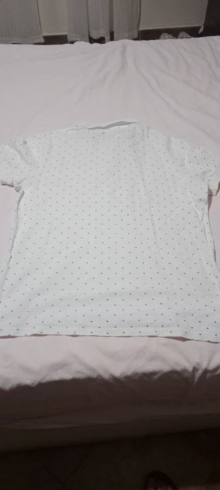 Polo blanco hombre