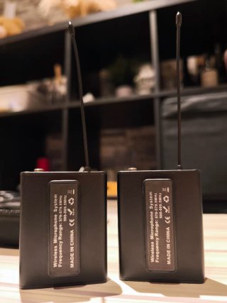 2 Micrófonos Inalámbricos BALILA UHF
