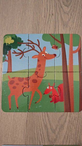 3 Puzzles Infantiles 6 Piezas
