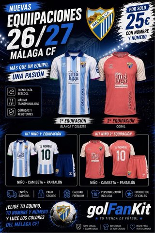 Camisetas de Fútbol Personalizadas 25€