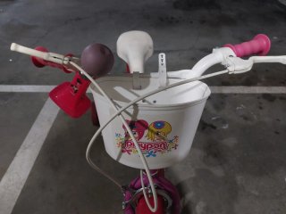 Bicicleta niña llanta 14" con ruedines