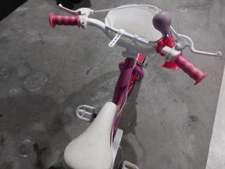 Bicicleta niña llanta 14" con ruedines