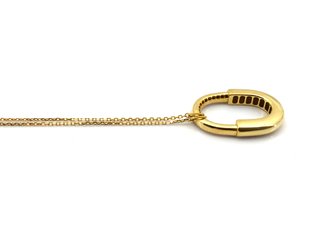 E1802487-52    Cadena Oro 18k Con Circonita 22cm