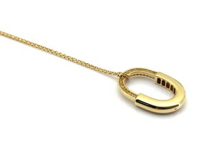 E1802487-52    Cadena Oro 18k Con Circonita 22cm