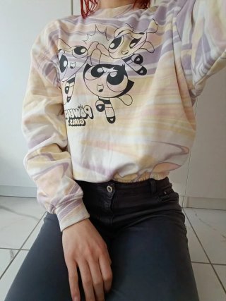Maglione mezza stagione multicolor