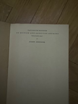Colección Tauchnitz 1938 (Wodehouse