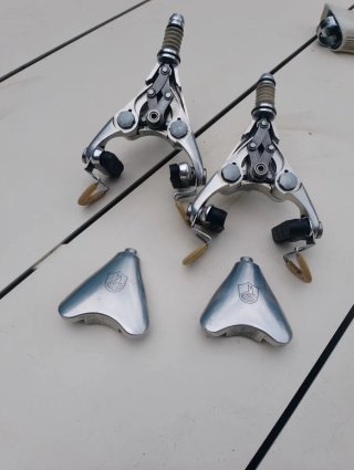Pinze freni Campagnolo Delta e leve C-Record